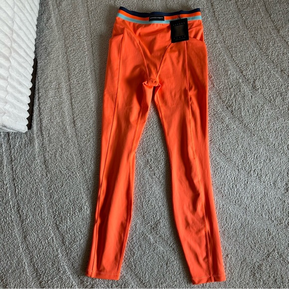 Savage X Fenty Pants - Savage X Fenty Women’s Neon Orange Workout Leggings